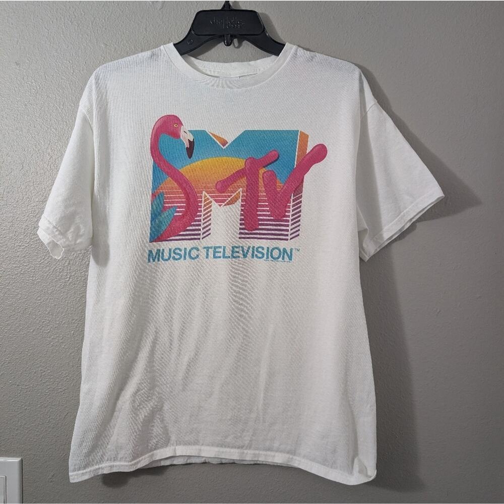 White MTV Graphic T-Shirt